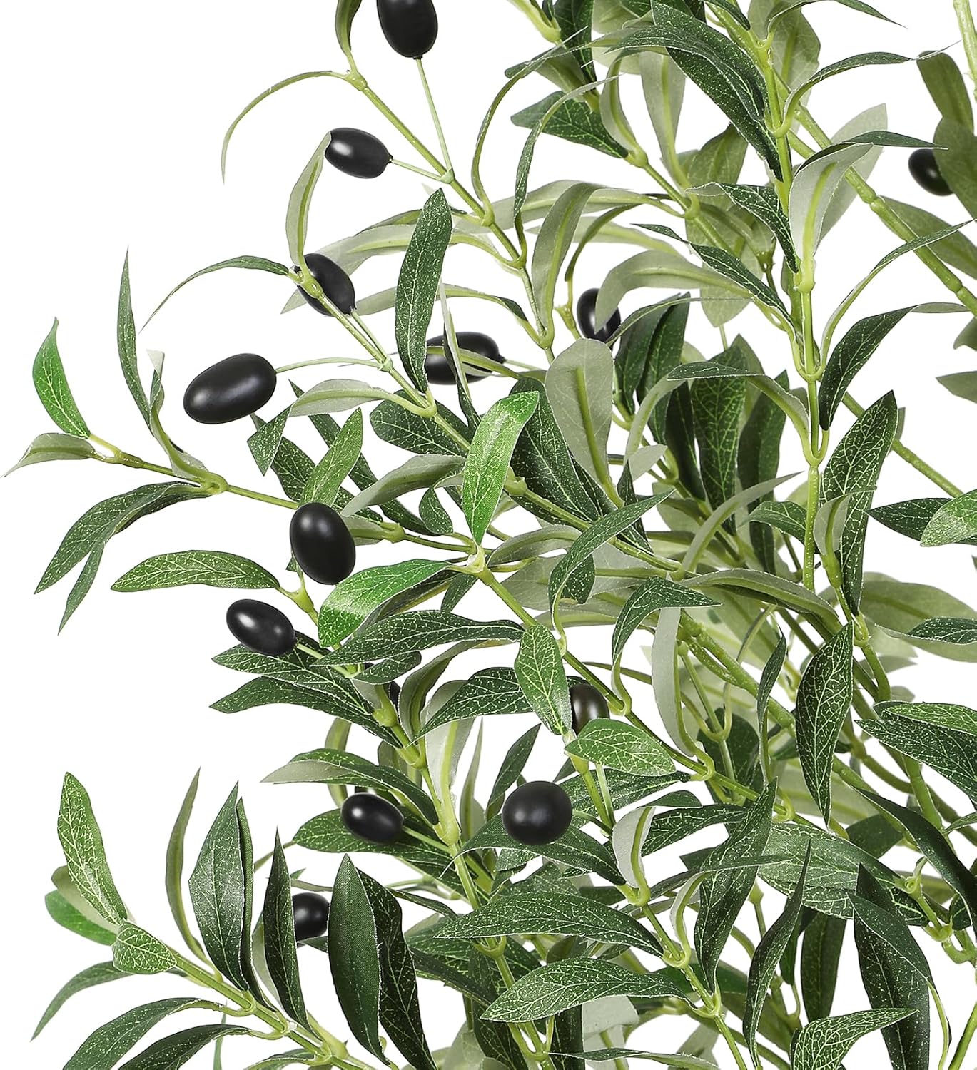 Alupssuc Olive Tree Artificial Plants with Lifelike Olive Leaves, Outdoor Indoor Fake Plants for Home Living Room Bedroom Balcony Corner Office Garden Decor, 180CM - Image 8
